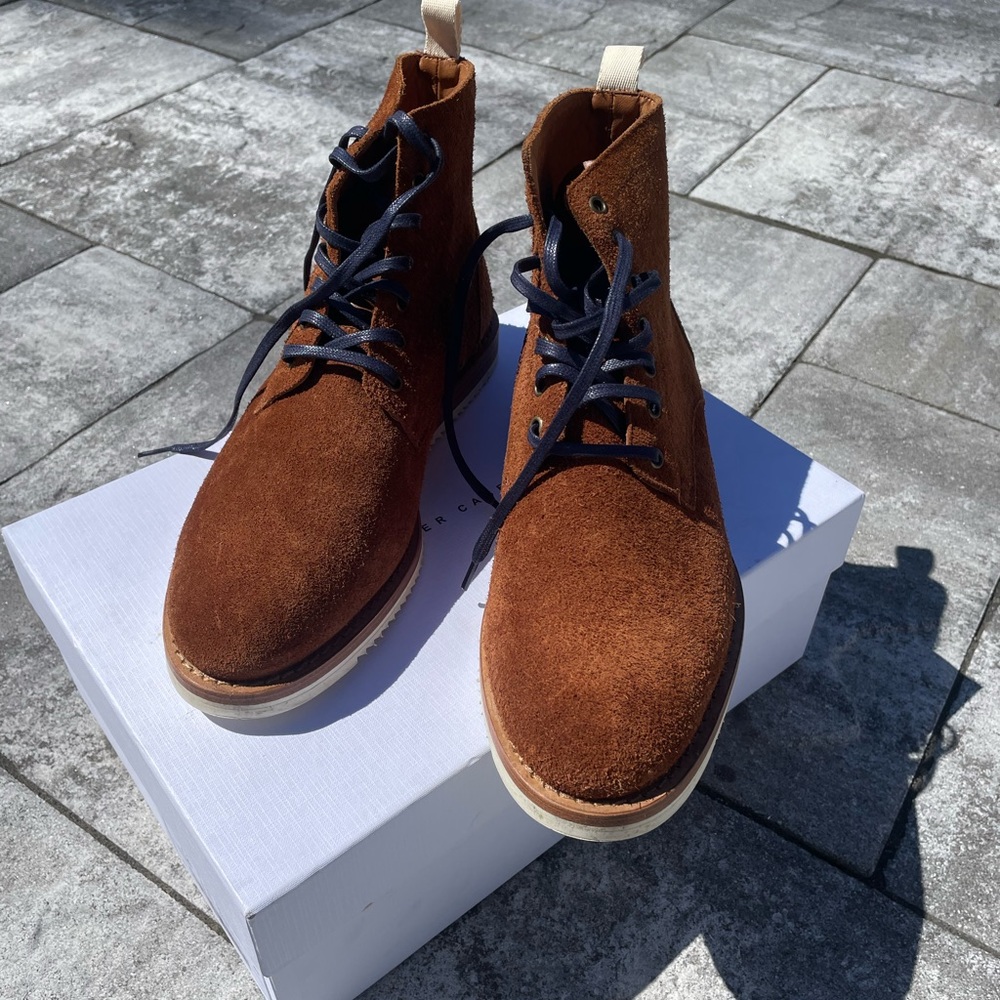 Oliver Cabell Light Brown Suede Boots